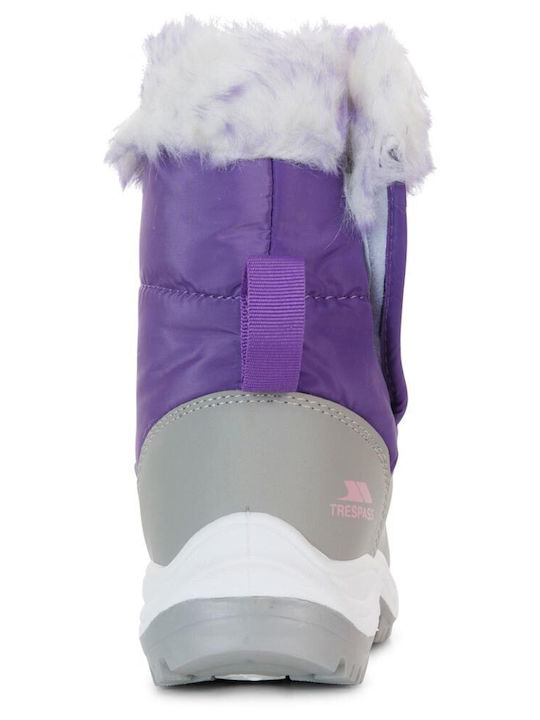 Arabella Ghete copii cu Velcro Violet