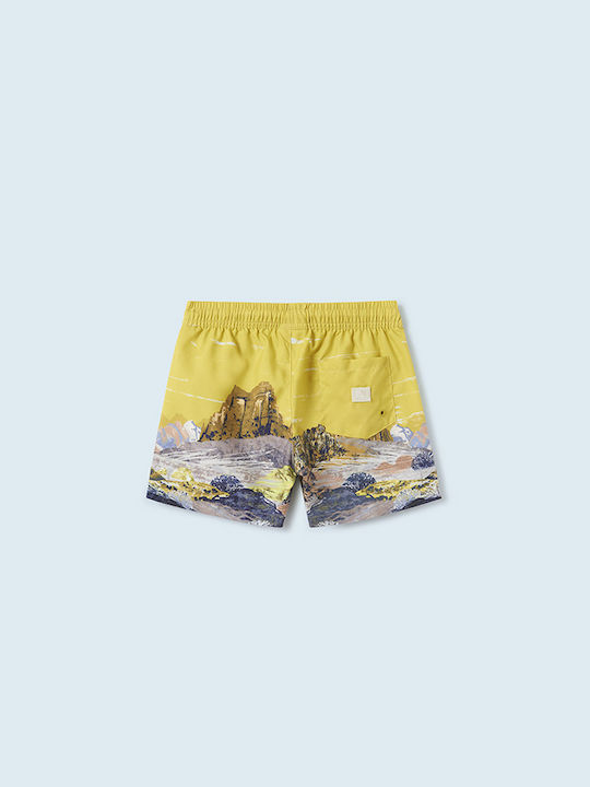 Mayoral Kids Swimwear Swim Shorts Yellow