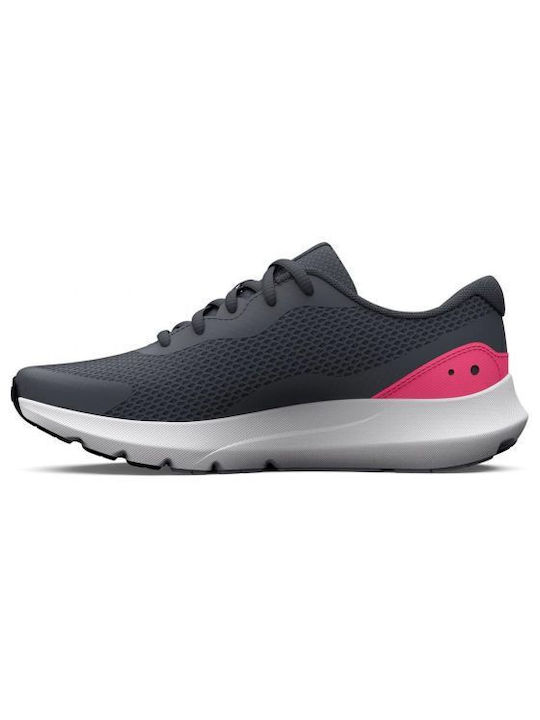 Under Armour Αθλητικά Παιδικά Παπούτσια Running Surge 3 Γκρι