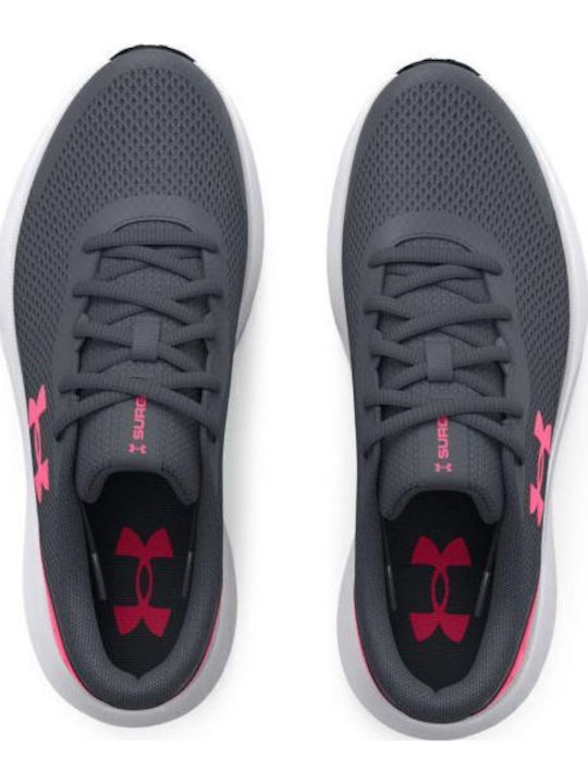 Surge 3 Kids Sports Shoes Running with Laces Gray