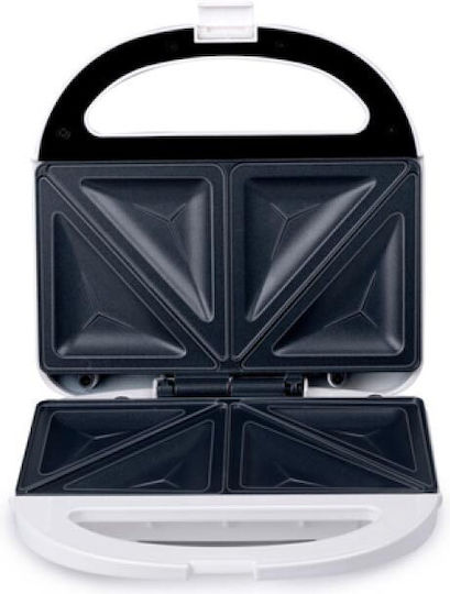 Alpina Appliances Sandwich Maker for for 2 Sandwiches Sandwiches 750W White