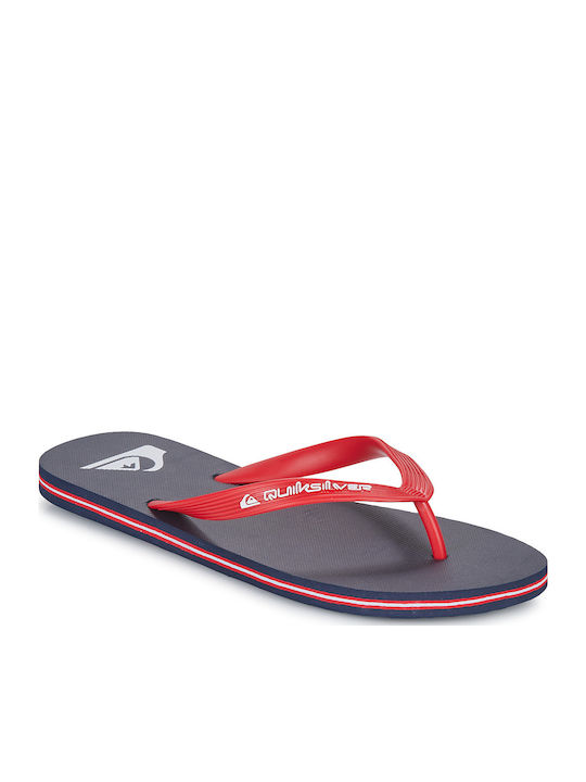 Molokai Men's Flip Flops Blue/Red