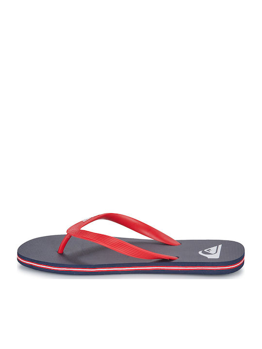 Molokai Men's Flip Flops Blue/Red