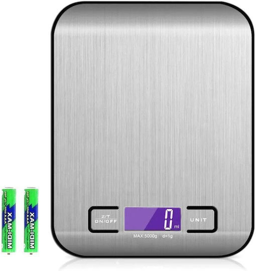 Go Clever Digital Kitchen Scale 0.1gr/5kg Silver