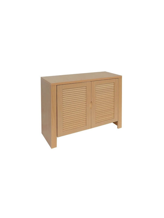 Organizatoare Pantofi Din Lemn Cu 3 Rafturi Bej L80xA32xÎ70cm