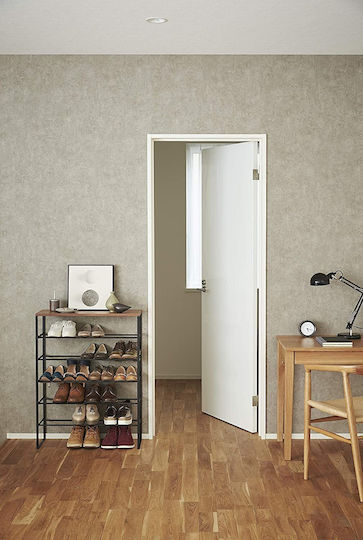 Metalică Suport pentru pantofi Tower cu 6 Rafturi Negru L66xW25xH87cm