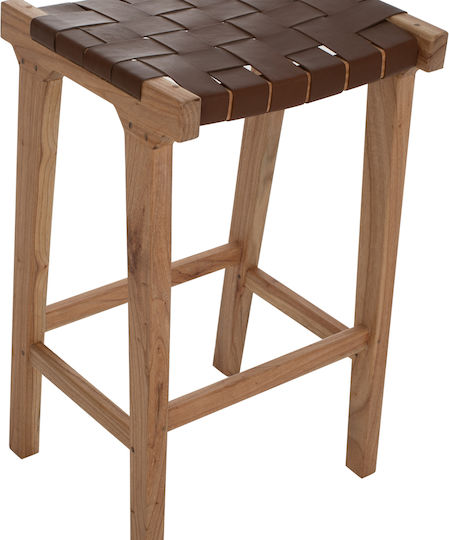 Hocker Bar Hölzernes Natural 40x35x65cm