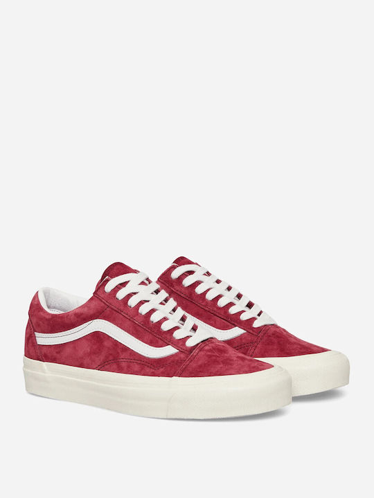 Vans Anaheim Factory Old Skool 36 Unisex Sneakers Burgundy