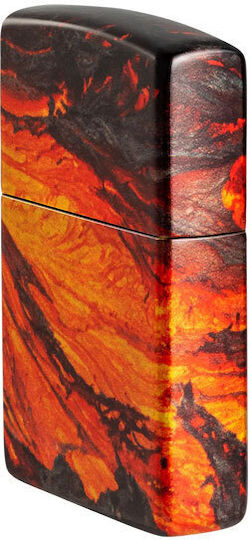 Zippo Brichetă Flacără Rezistent la vânt Lava Flow Design
