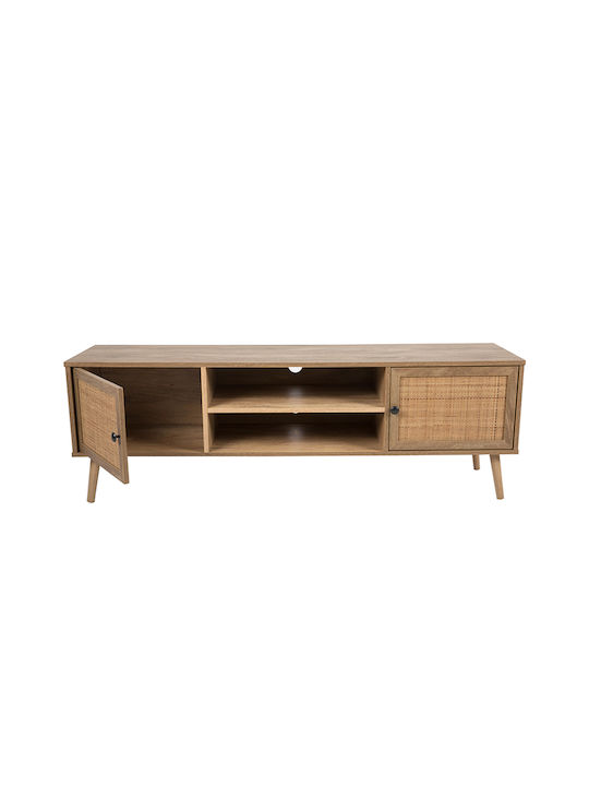 Liberta TV-Ständer Ammos Natürliche Mit Rattan M150xP39xH49cm