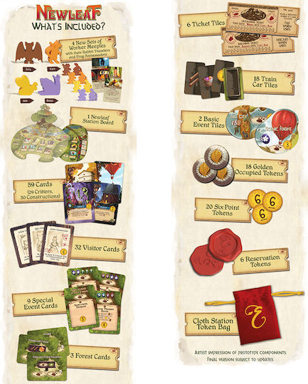 Game Expansion Everdell: Newleaf for 1-4 Players 10+ Years Old (EN) Starling Games