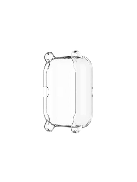 Silicone Case with Glass in Transparent color for Fitbit Charge 5