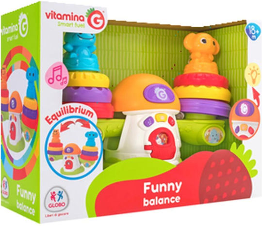 Globo Stapelspielzeug Funny Balance für 18++ Monate
