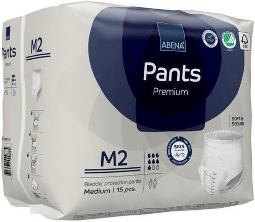 Abena Premium Πάνες Βρακάκι Ακράτειας M2 Medium 15τμχ