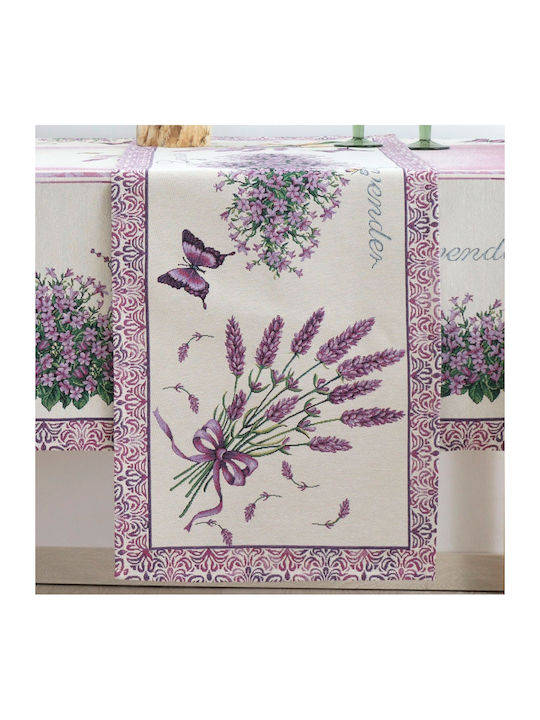 Dimeco Tablecloth 8255 Purple 140x180cm