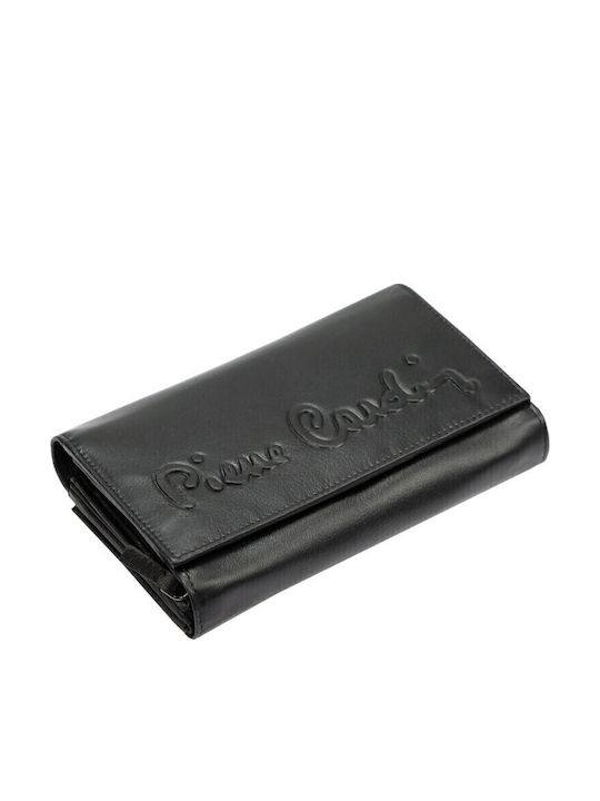 Large Leather Women's Wallet Classic Black