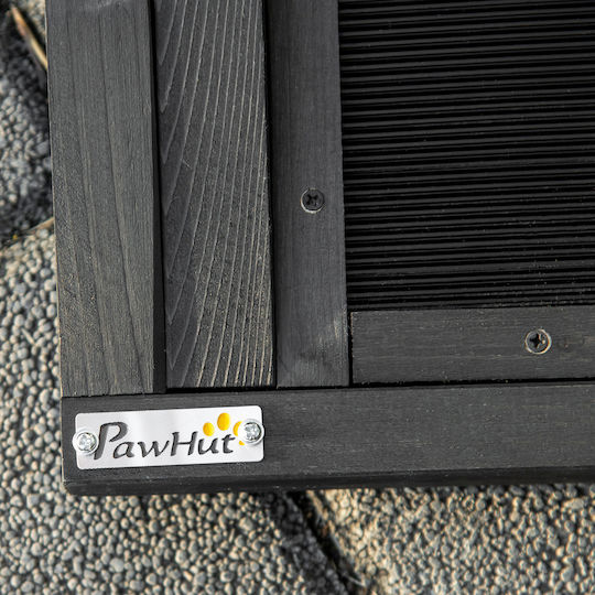 Pawhut Rampă Accesorii Auto pentru Câini 43x165x6,5cm Negru