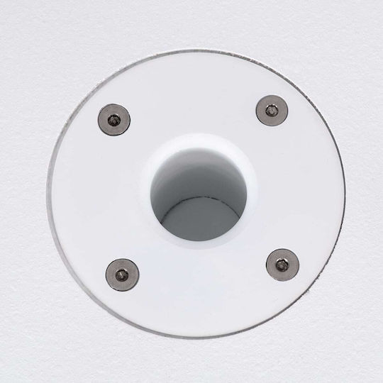 GloboStar ES112SA Самоусилващ Стенен Високоговорител 600W Брой 44.5x44.5x37.5см Бял
