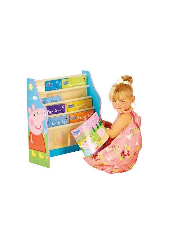 Moose Toys Toy Storage System made of Wood Peppa Pig Blue 51x23x60cm 1pcs