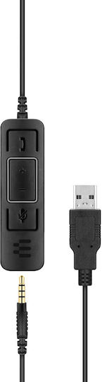Epos Impact SC-75 On Ear Multimedia Ακουστικά με μικροφωνο και σύνδεση USB-A