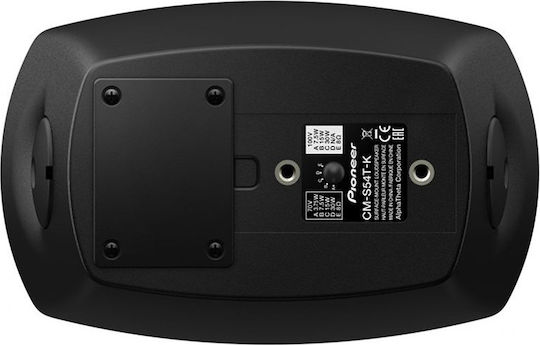 Pioneer Παθητικά Επιτοίχια Ηχεία 40W (Ζεύγος) 25.06x14.45x15.49εκ. Μαύρα