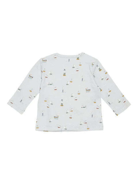 Little Dutch Kids Blouse Long Sleeve Blue