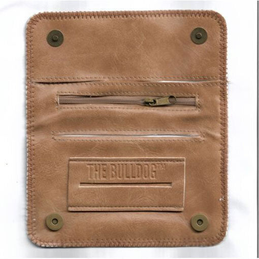 The Bulldog Amsterdam Καπνοθήκη από Δερματίνη Καφέ με Μαγνητικό Κούμπωμα 16x9.5εκ.