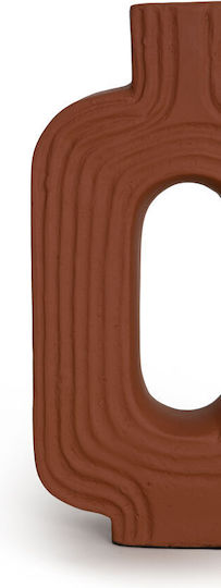 Soulworks Decorative Vase Leda Red 20.5x7.5x36cm