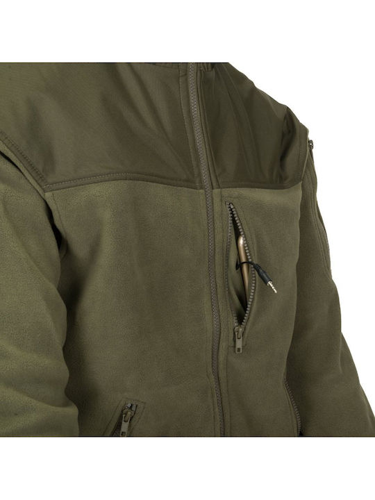 Helikon Tex Classic Army Hunting Cardigan Fleece Olive Green / Black