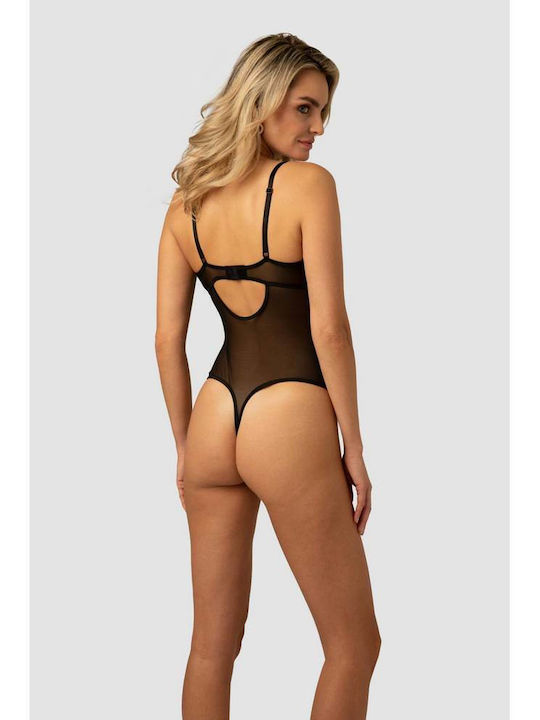 Besucht Sexy Bodysuit Vesper Wetlook Körper Schwarz