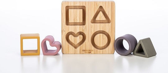 Ξύλινο Παιδικό Puzzle Σφηνώματα 4pcs FreeOn