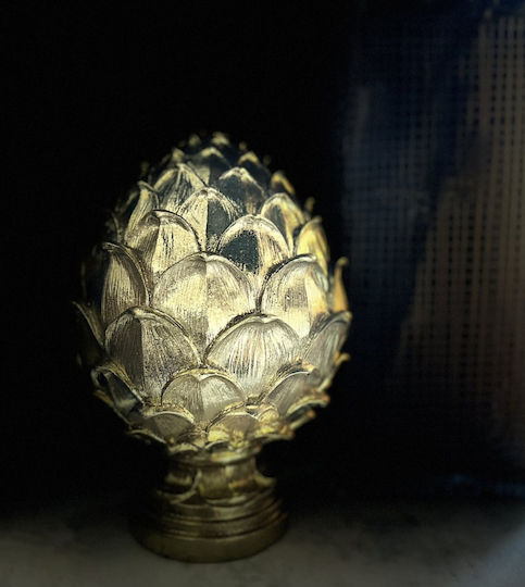 InTheBox Decorativ Ananas Polirășină Aur 16x16x25cm 1buc