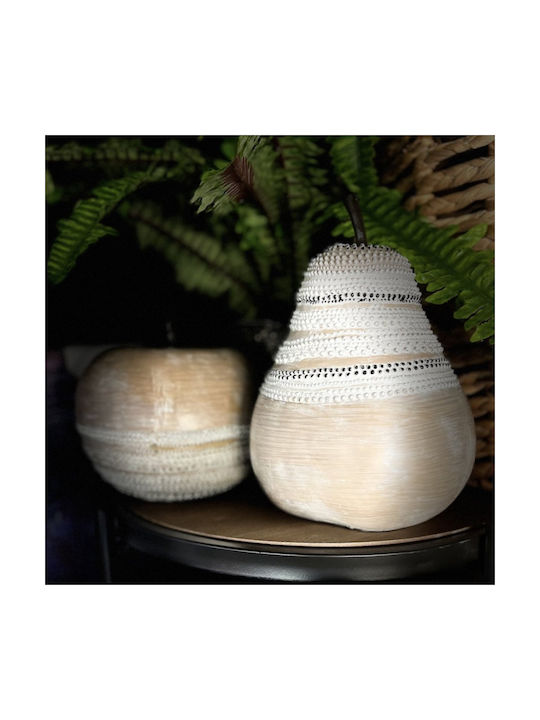 InTheBox Διακοσμητικό Αχλάδι Πολυρητίνης 16.5x16.5x22.5cm