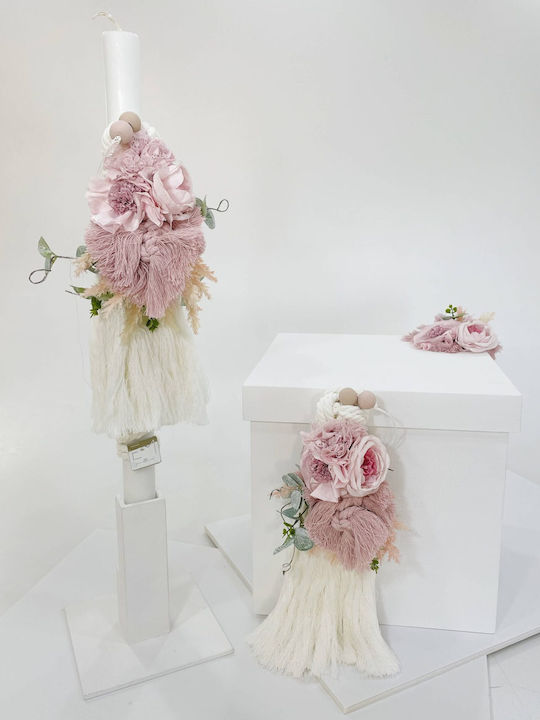 Έλενα Μανάκου Flowers and Pampas Βαπτιστικό Πακέτο με Θέμα Λουλούδια