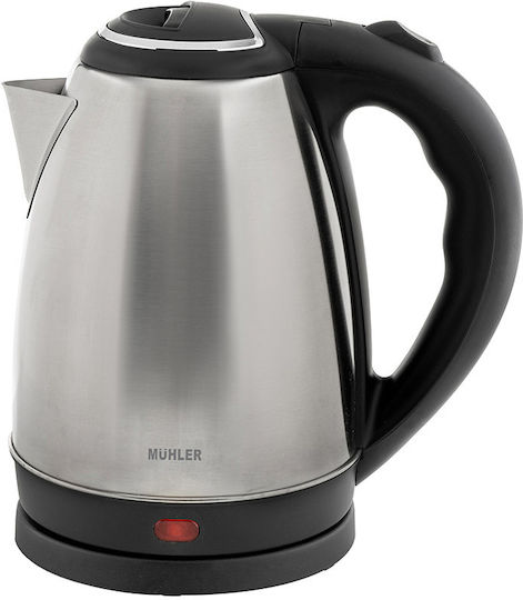 Muhler Βραστήρας 2lt 1500W Ασημί