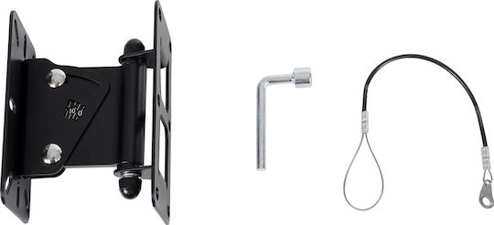 GloboStar Wall Mounted Speaker Stands Pair In Black Color