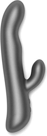Oninder Δονητής Rabbit με Απομακρυσμένο Έλεγχο Vibration & Rotation 23cm Black