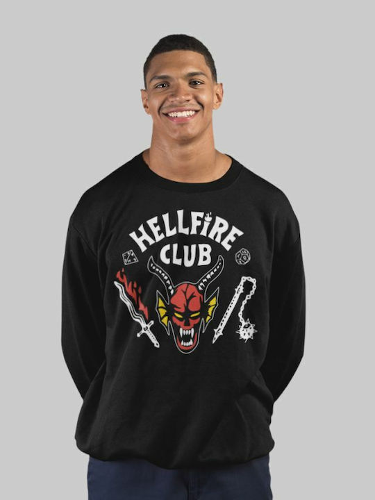 TKT Stranger Things Φούτερ Hellfire Club Λευκό
