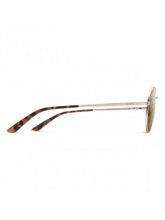 Smith Prep Unisex Ochelari de soare cu Cadru Aur
