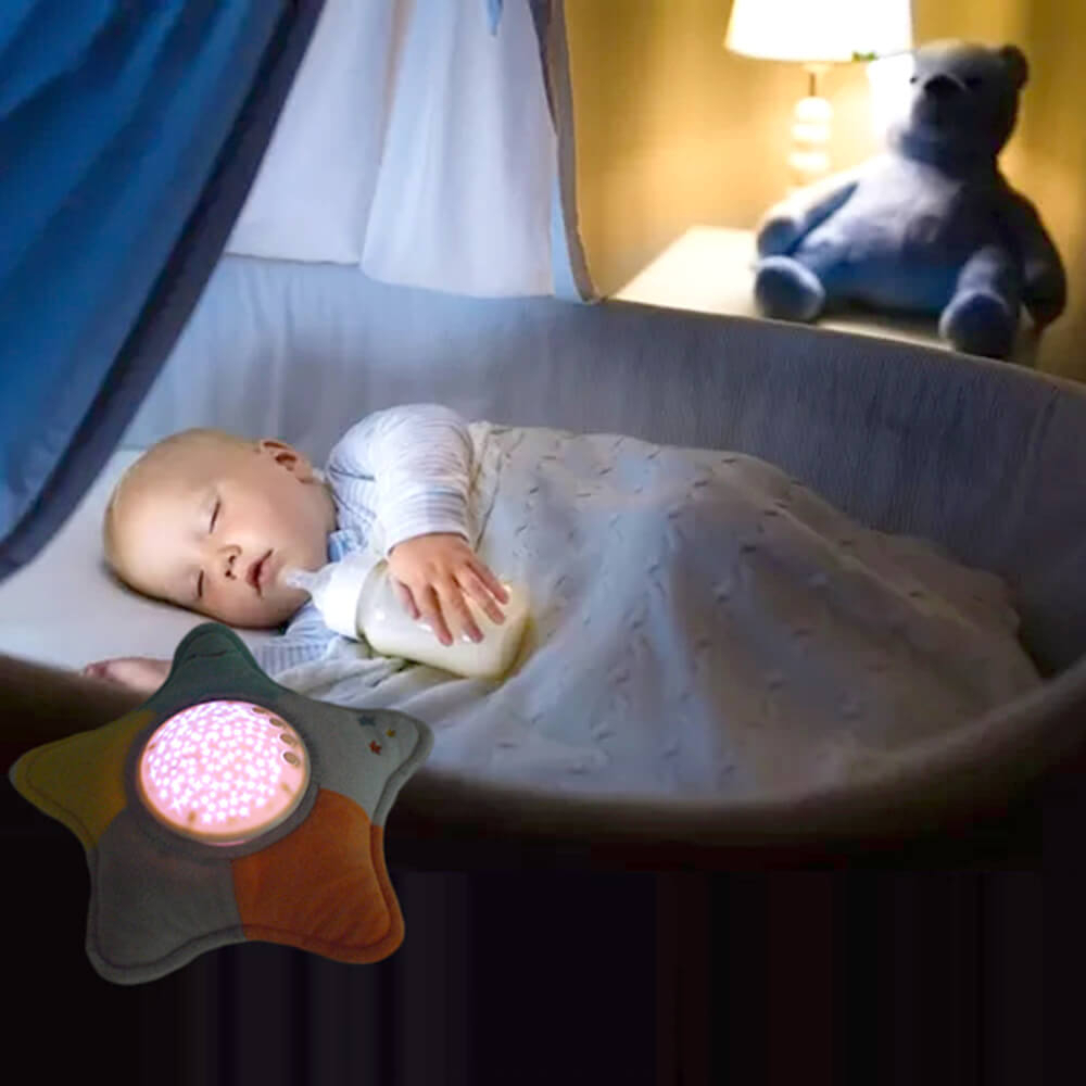 sleeping baby sleeping star L(約83-94cm) Bebe Stars Sleep Toy Star projector made of Fabric with