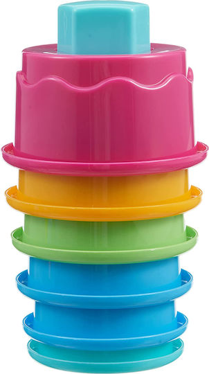 Dede Stacking Toy Tower with Numbers and Shapes for 12++ Months