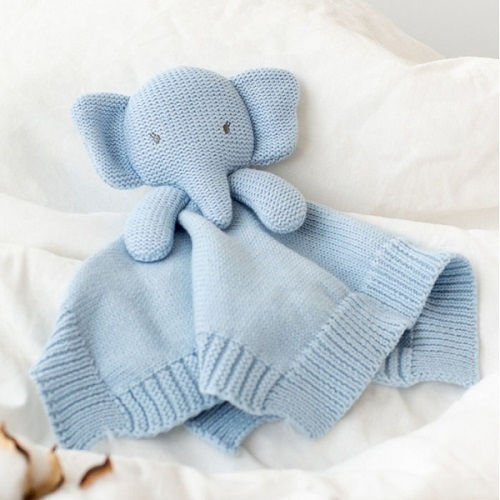 Kiokids Baby Cloth Elephant Light Blue