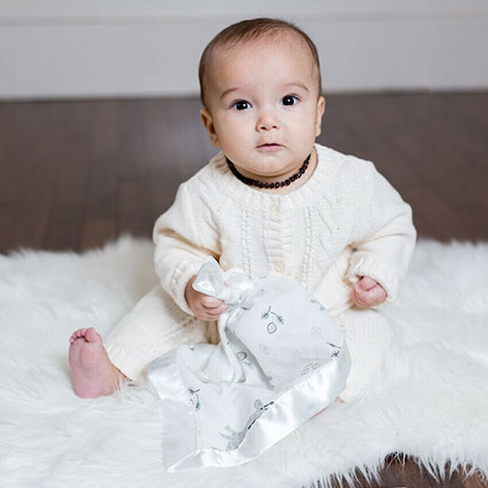 Lulujo Пелена за бебе Луксозен Νάνι White