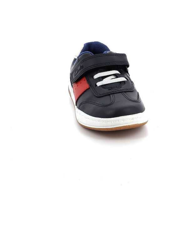 Fawnfanity K Kinder Sneakers Anatomisch mit Klettverschluss Marineblau