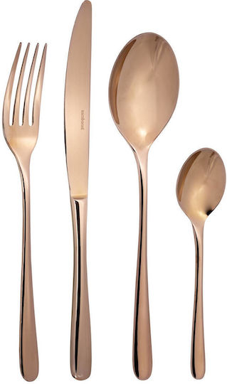 Sambonet Taste Cutlery Set Stainless Rose Gold 24pcs