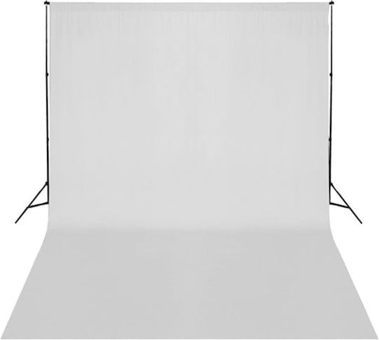 vidaXL Σετ Φώτα, Φόντο & Ανακλαστήρας Lighting Kit for Studio