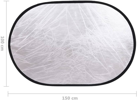 vidaXL Set Lumină, Fundal & Reflector Kit de iluminat pentru Studio