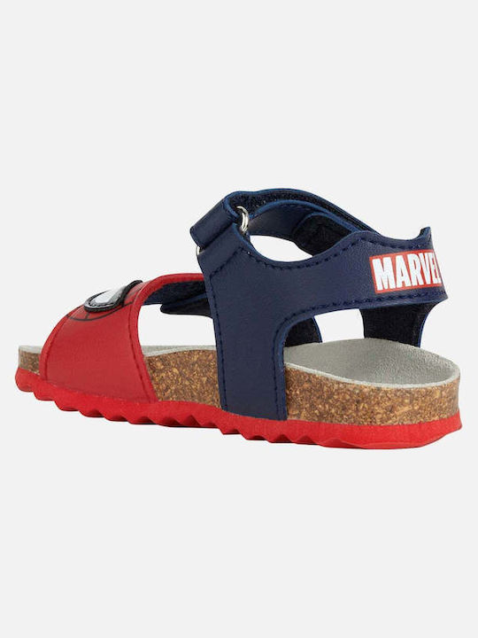 Παιδικά Πέδιλα Spider Man Ανατομικά Navy Μπλε