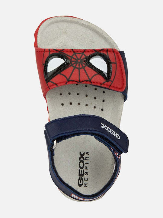 Παιδικά Πέδιλα Spider Man Ανατομικά Navy Μπλε