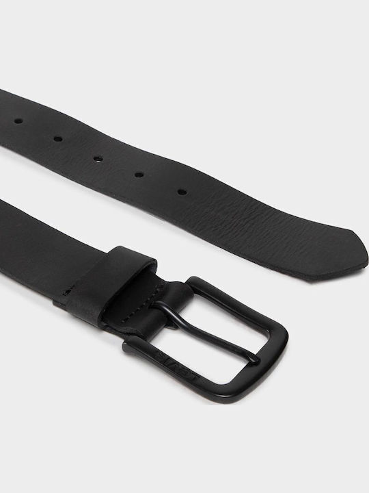 Seine Men's Belt Leather Black